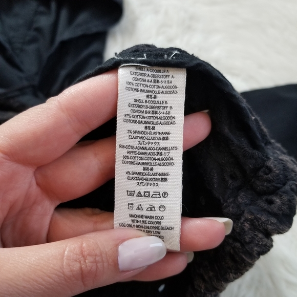 Free People For A Rainy Day Eyelet Utility Jacket - Picture 10 of 11